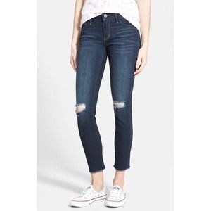 Treasure & Bond Cropped Mid Rise Skinny Fit Jeans